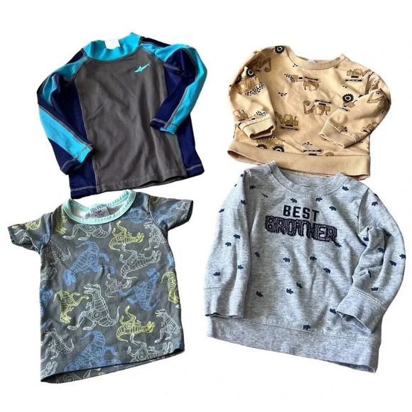 Boys 23-Piece Clothing Bundle 12-24 Mo Fall/Winter Outfits Multicolor - Picture 9 of 10